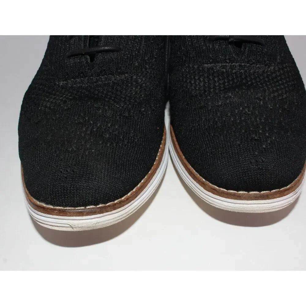 Cole Haan Womens Grand OS Sneakers Black Stitchlite Size 9B Gently Used